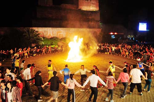 篝火晚会
